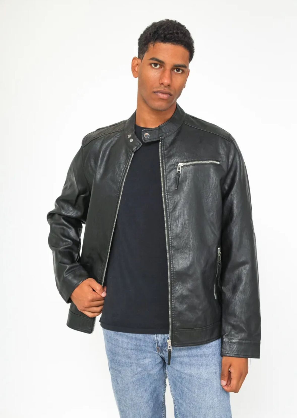 Wholesaler Forbest - Faux leather jacket