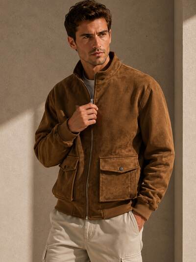 Grossiste Forbest - Veste effet daim pour Homme Grossiste Forbest - Veste effet daim pour Homme