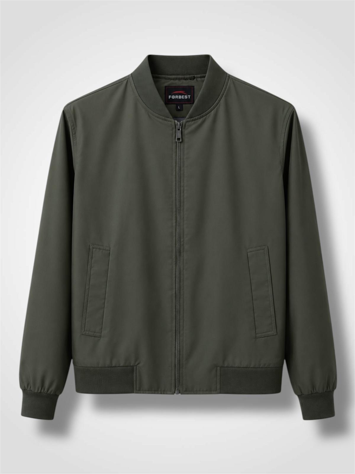 Großhändler Forbest - Khaki Bomberjacke für Herren Großhändler Forbest - Khaki Bomberjacke für Herren