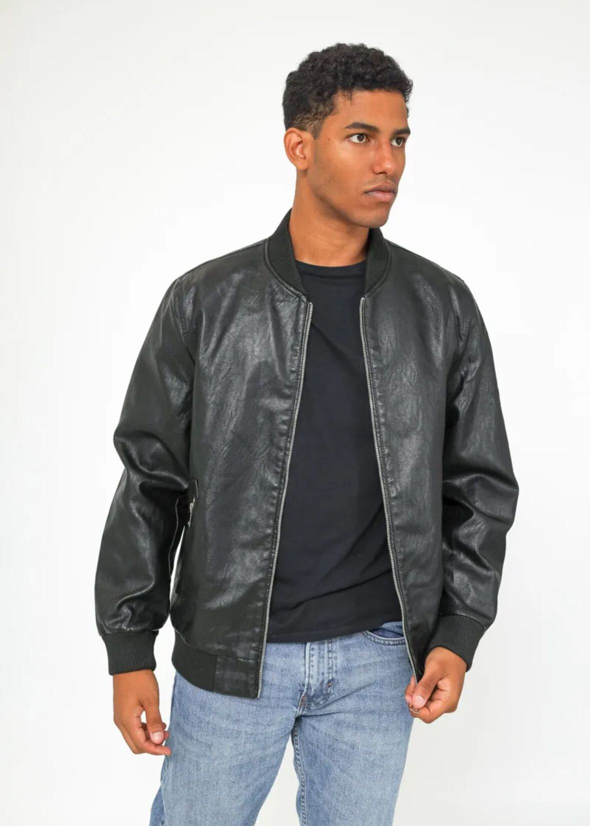 Wholesaler Forbest - Faux leather jacket
