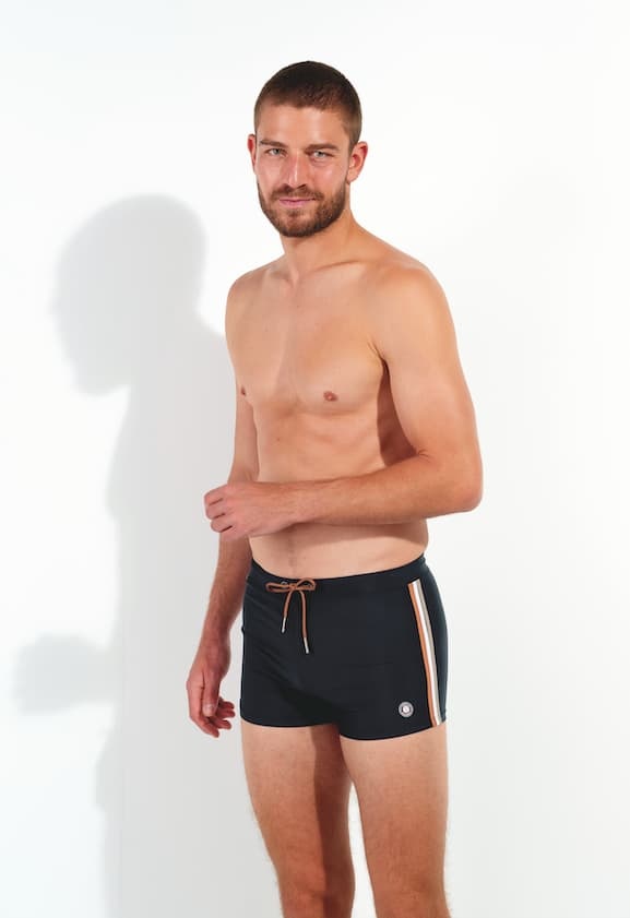 Wholesaler LEMON BAY by France Denim - Swim trunks with contrasting cutouts