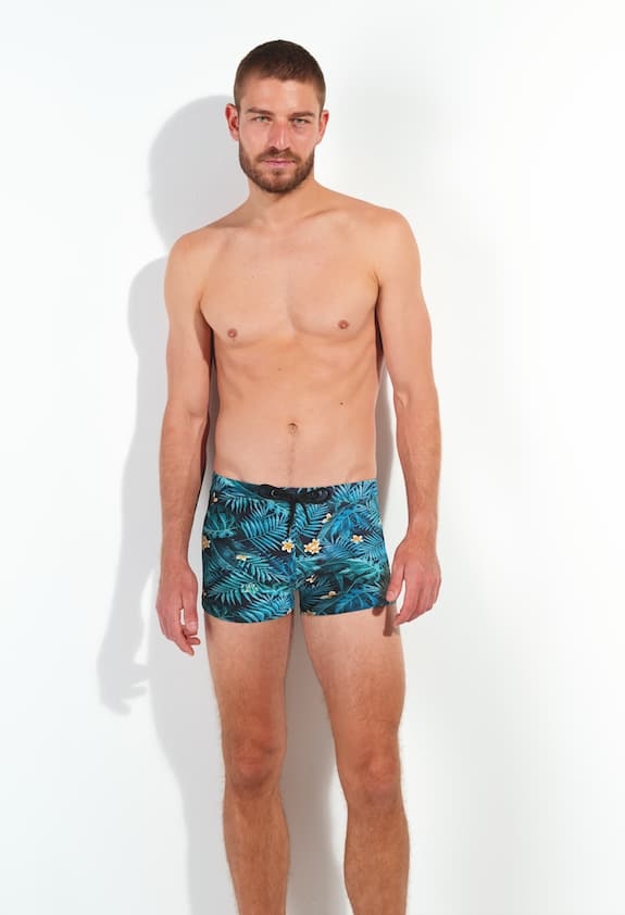 Mayorista LEMON BAY by France Denim - Bañador tipo bóxer con estampado tropical AOP