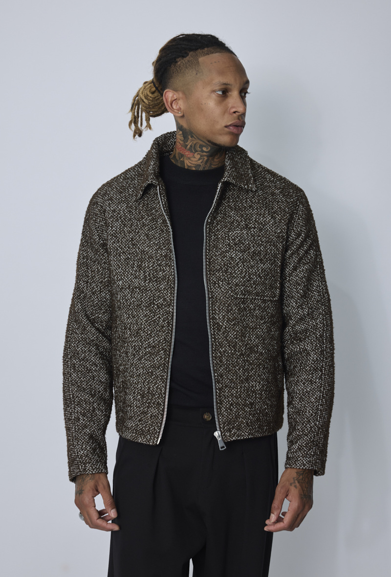 Grossiste Frilivin - Blouson Tweed Homme