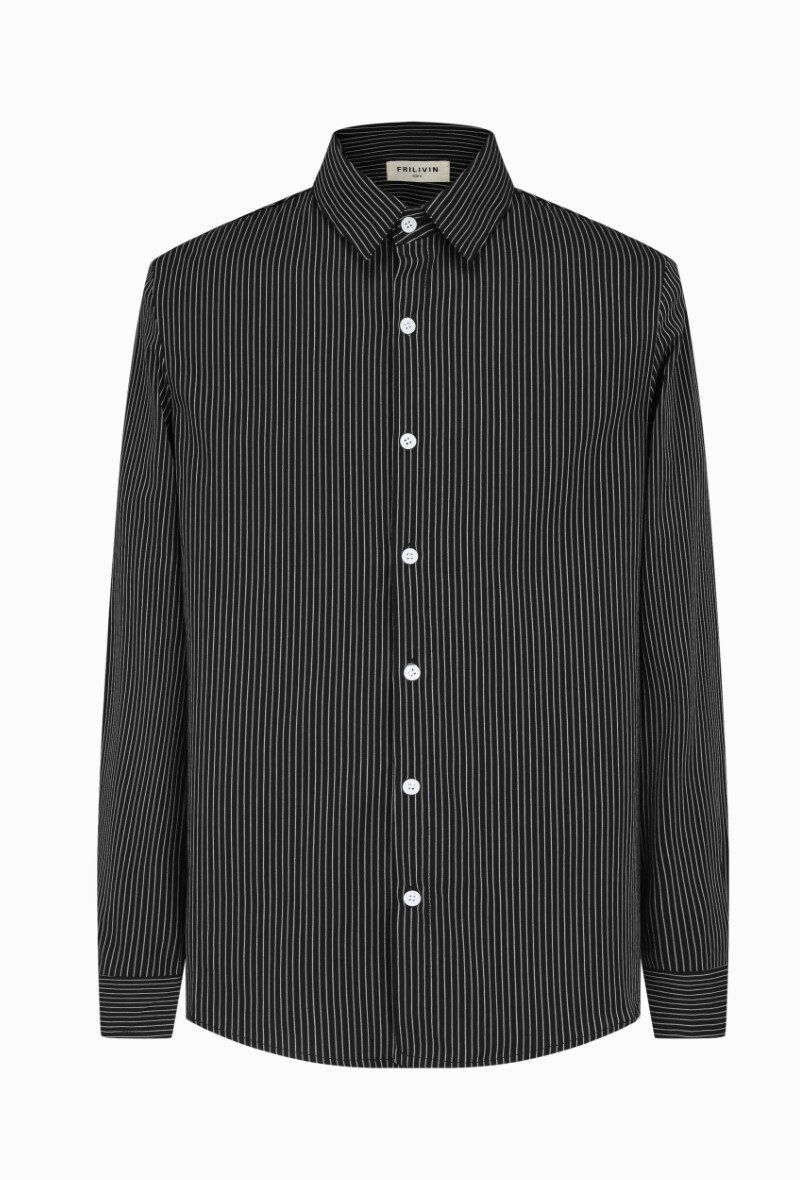 Grossiste Frilivin - Chemise à rayure tennis manches longues