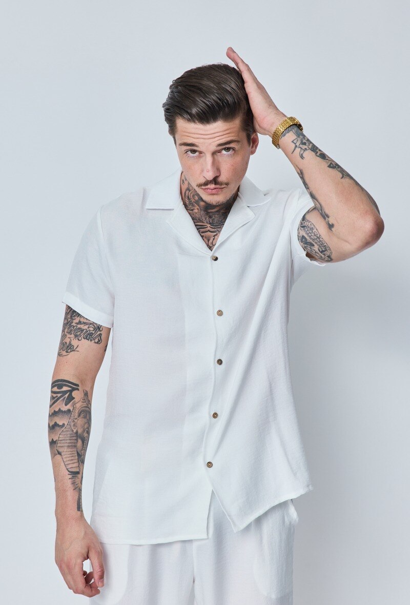 Grossista Frilivin - Camicia a maniche corte casual con colletto classico