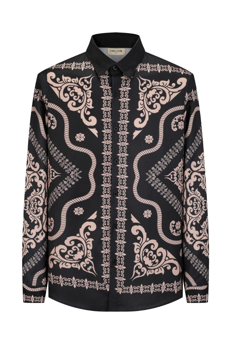 Grossiste Frilivin - Chemise manches longues style baroque