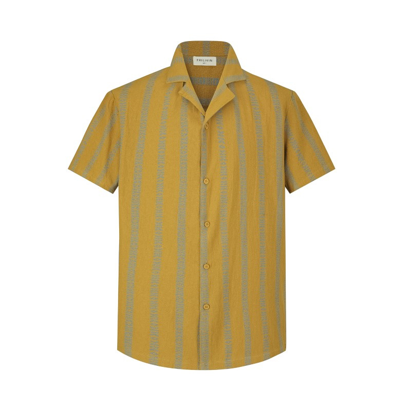 Grossiste Frilivin - Chemise manches courtes à rayures