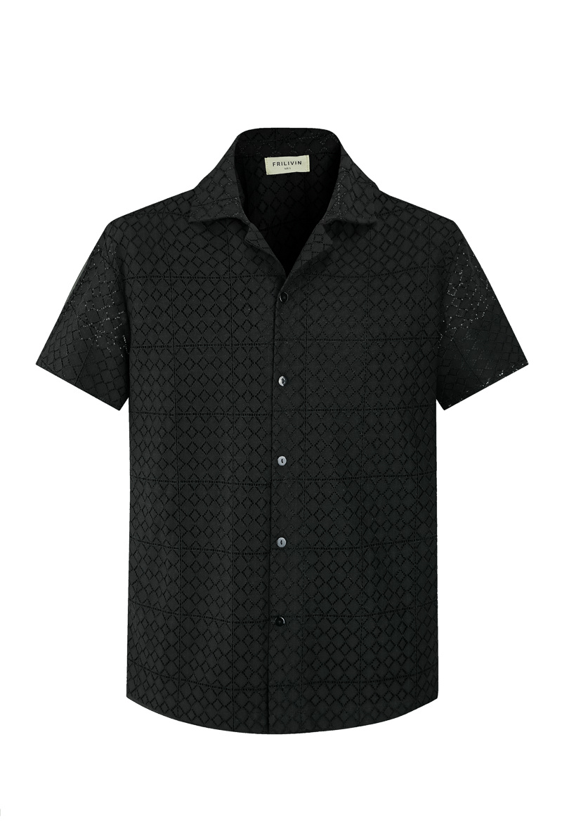 Wholesaler Frilivin - Short-sleeved lace shirt