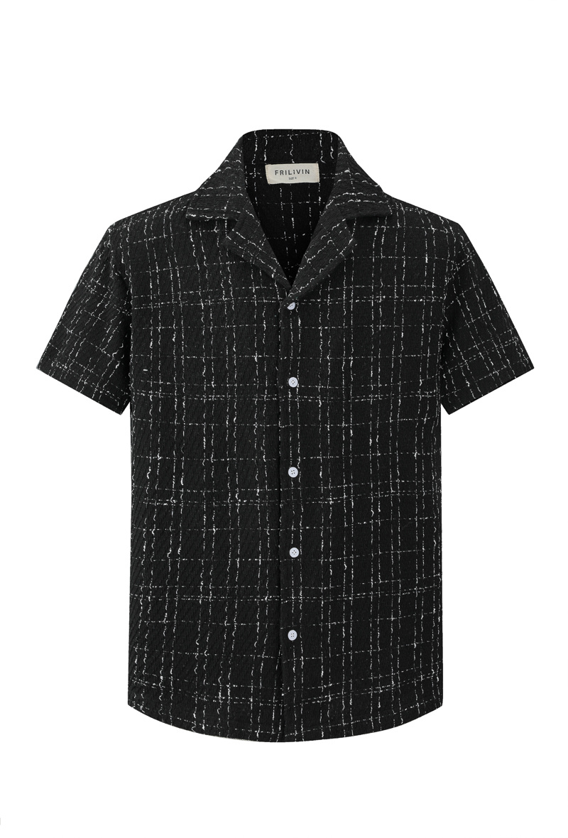 Wholesaler Frilivin - Short-sleeved checked shirt