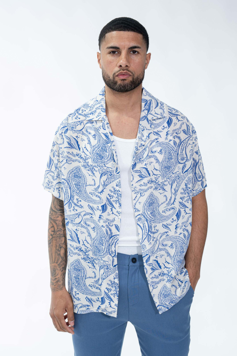 Großhändler Frilivin - Hemd mit Paisley-Print