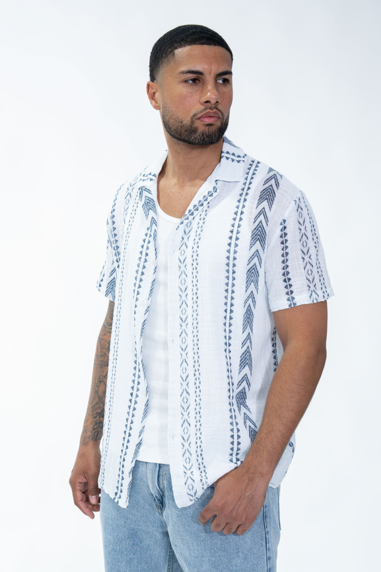 Grossiste Frilivin - Chemise boutonnée à motifs