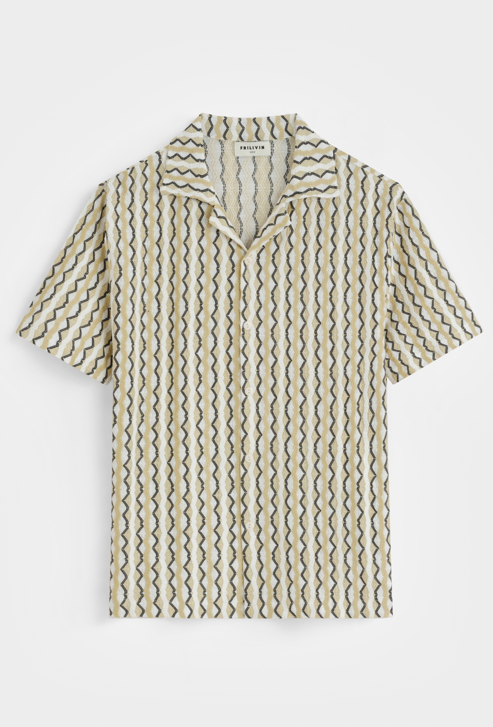 Großhändler Frilivin - Bluse mit gewagtem geometrischem Muster