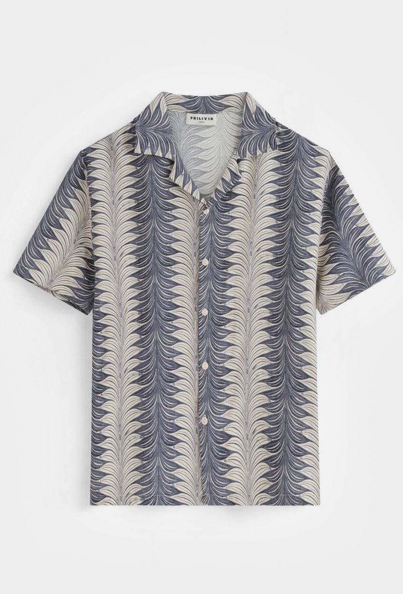 Grossista Frilivin - Camicia a fantasia tropicale