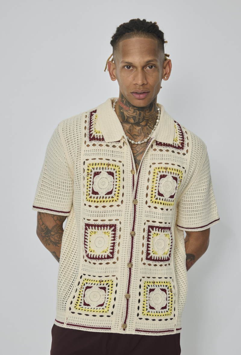 Wholesaler Frilivin - Crochet-patterned blouse