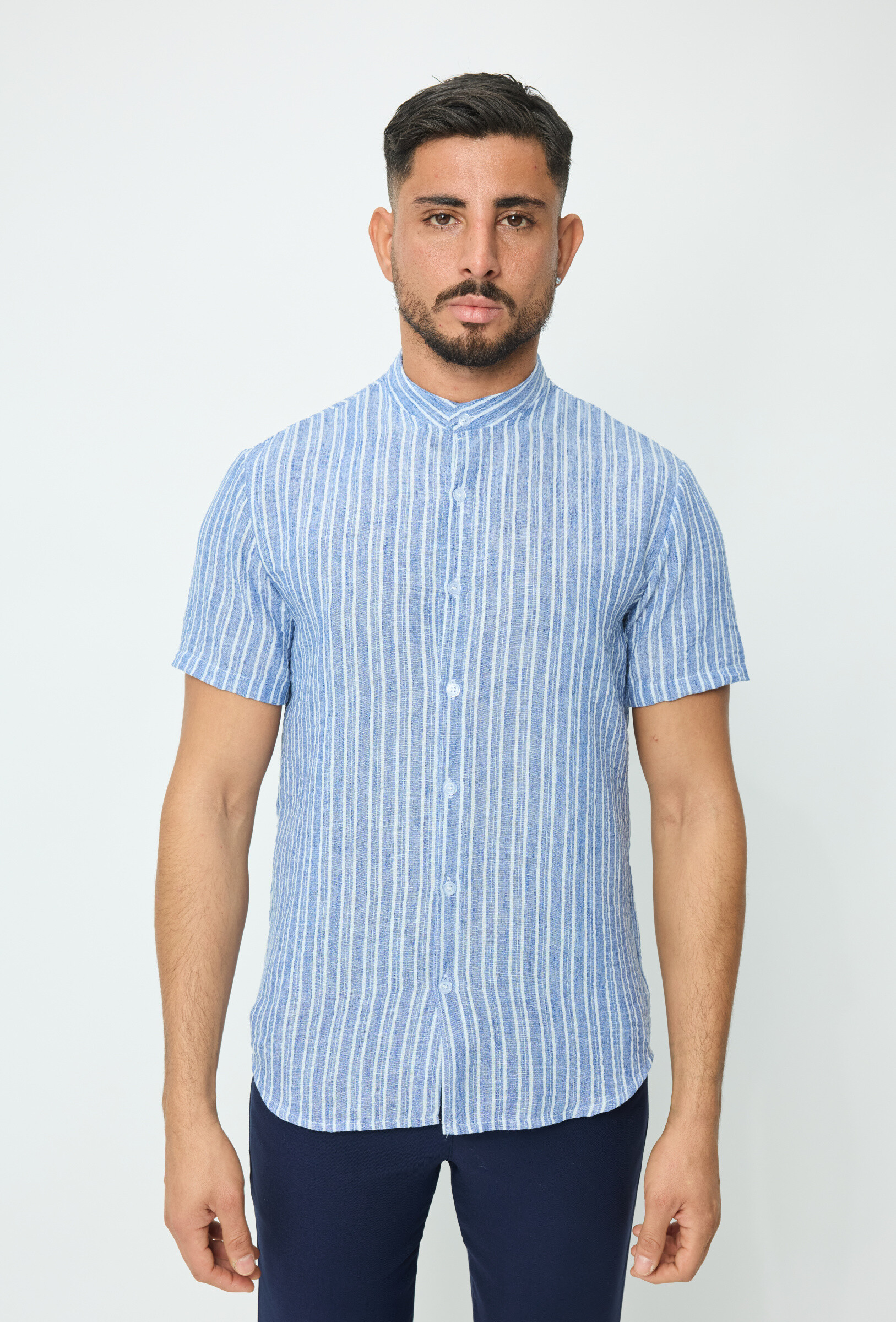 Mayorista Frilivin - Camisa a rayas de Oxford