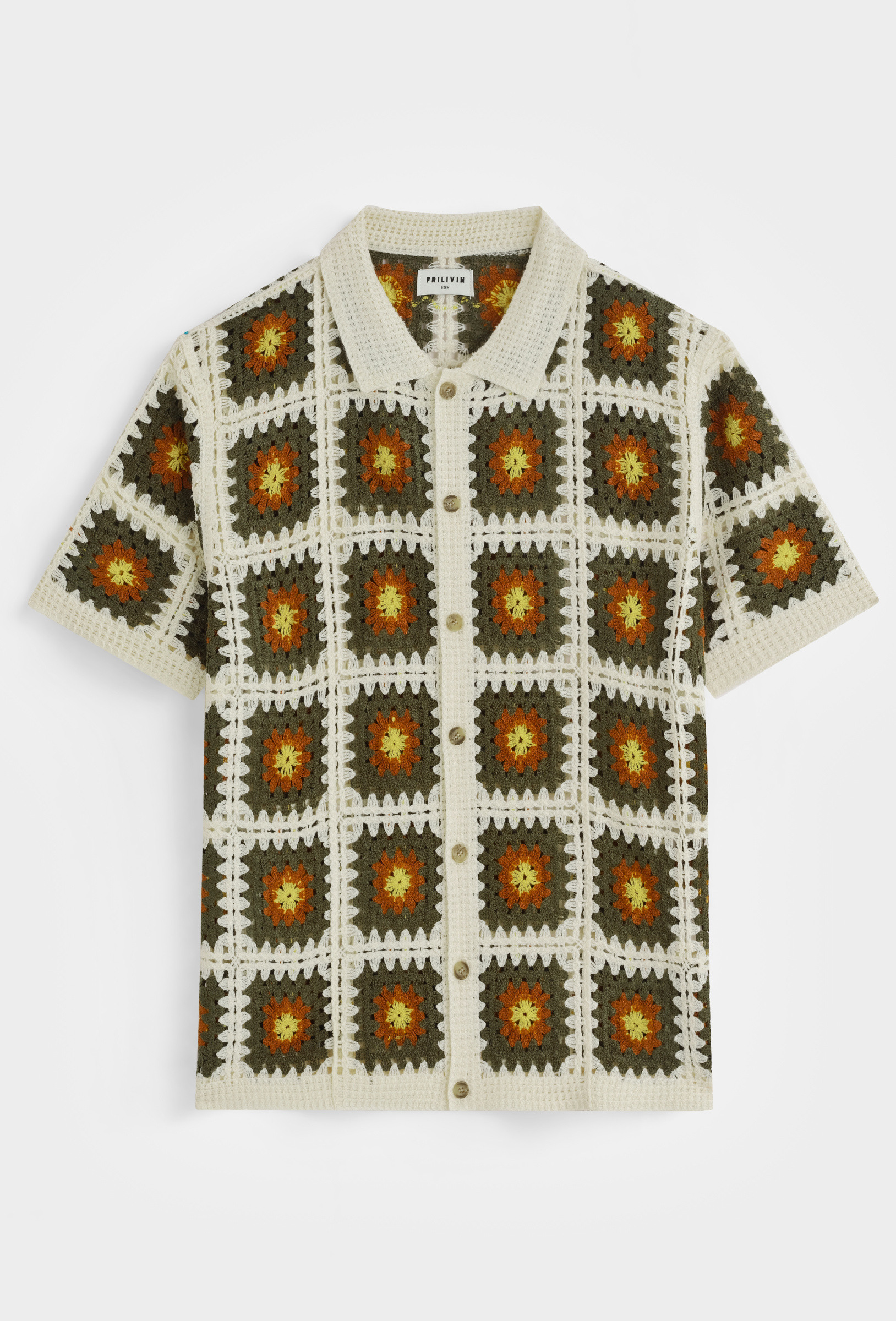 Großhändler Frilivin - Bluse mit Häkelmuster