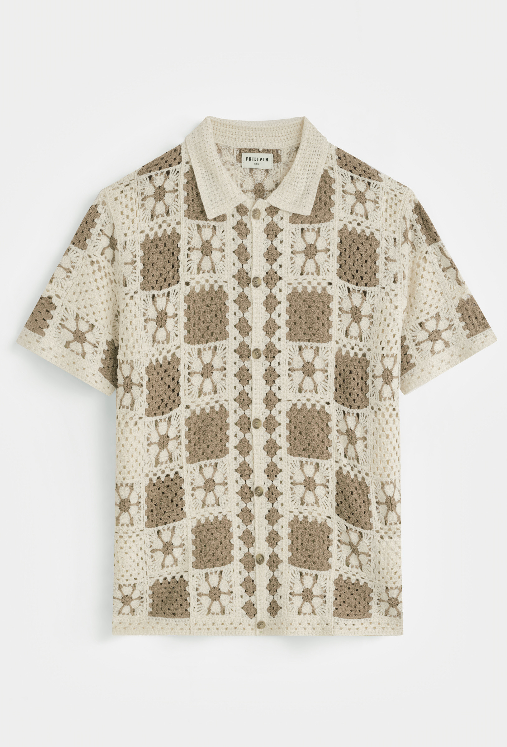 Großhändler Frilivin - Bluse mit Häkelmuster