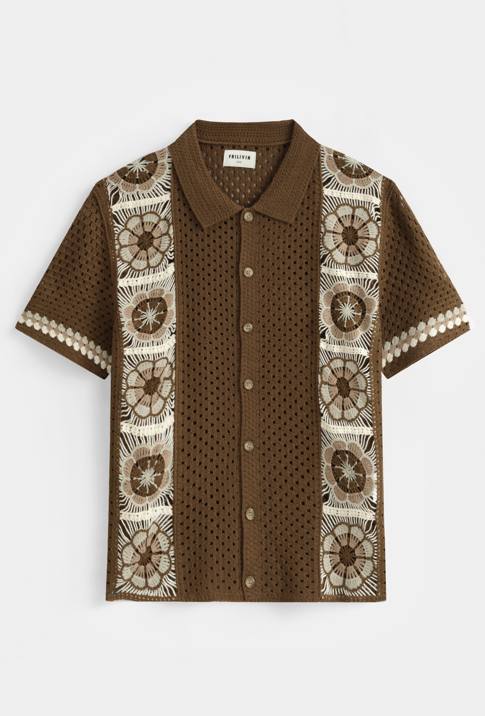 Grossiste Frilivin - Chemise Crochet Fleurie