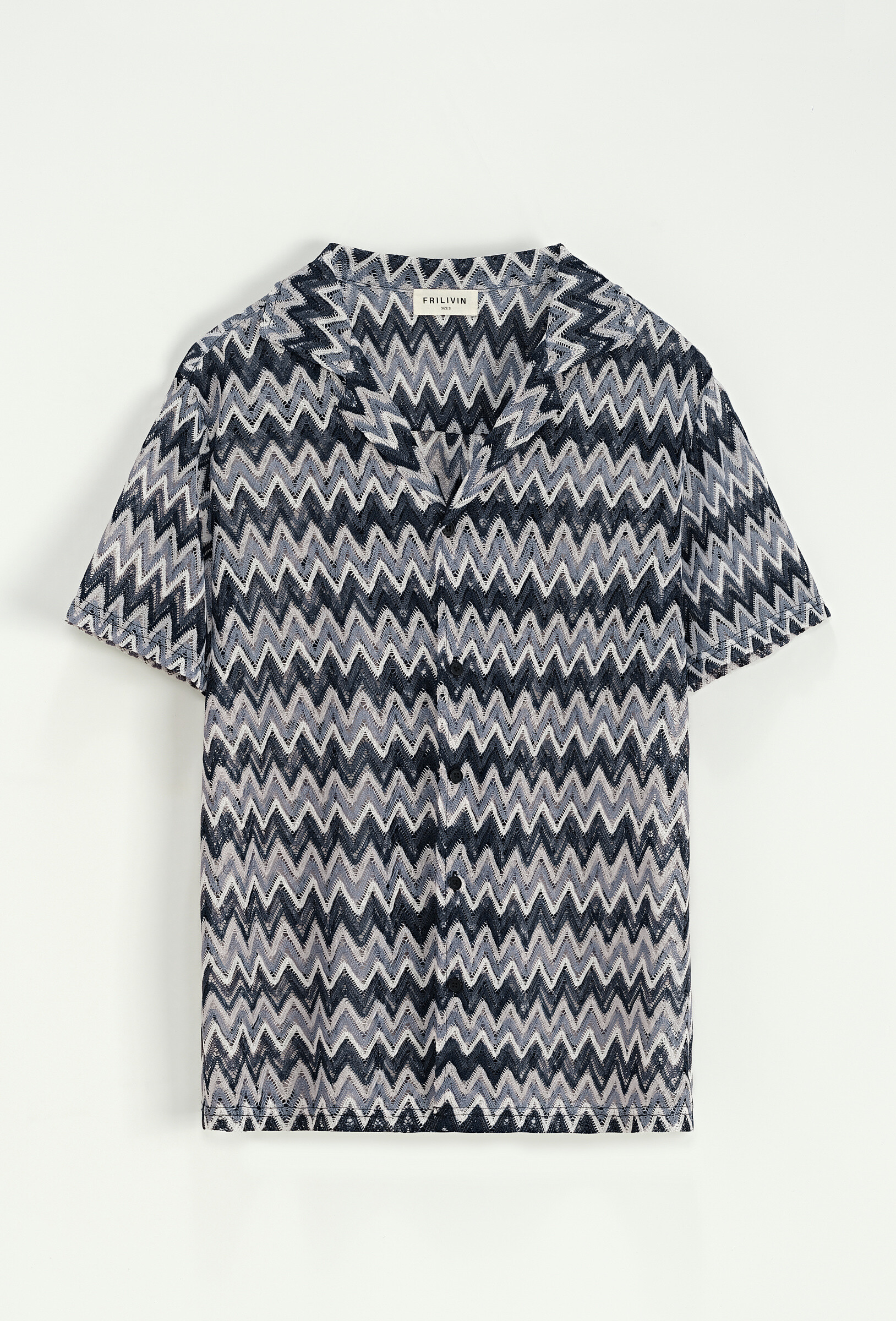 Grossista Frilivin - Camicia a righe zig zag