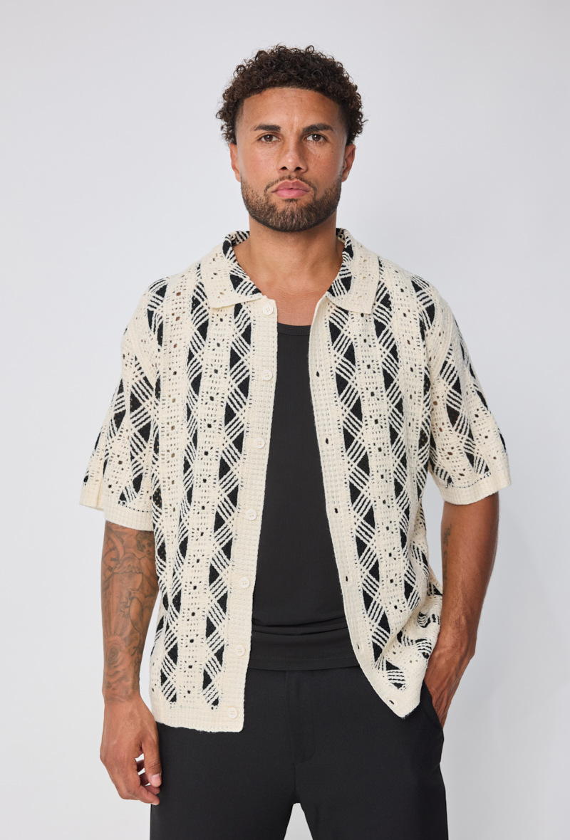 Grossiste Frilivin - Chemise à motif manche courte