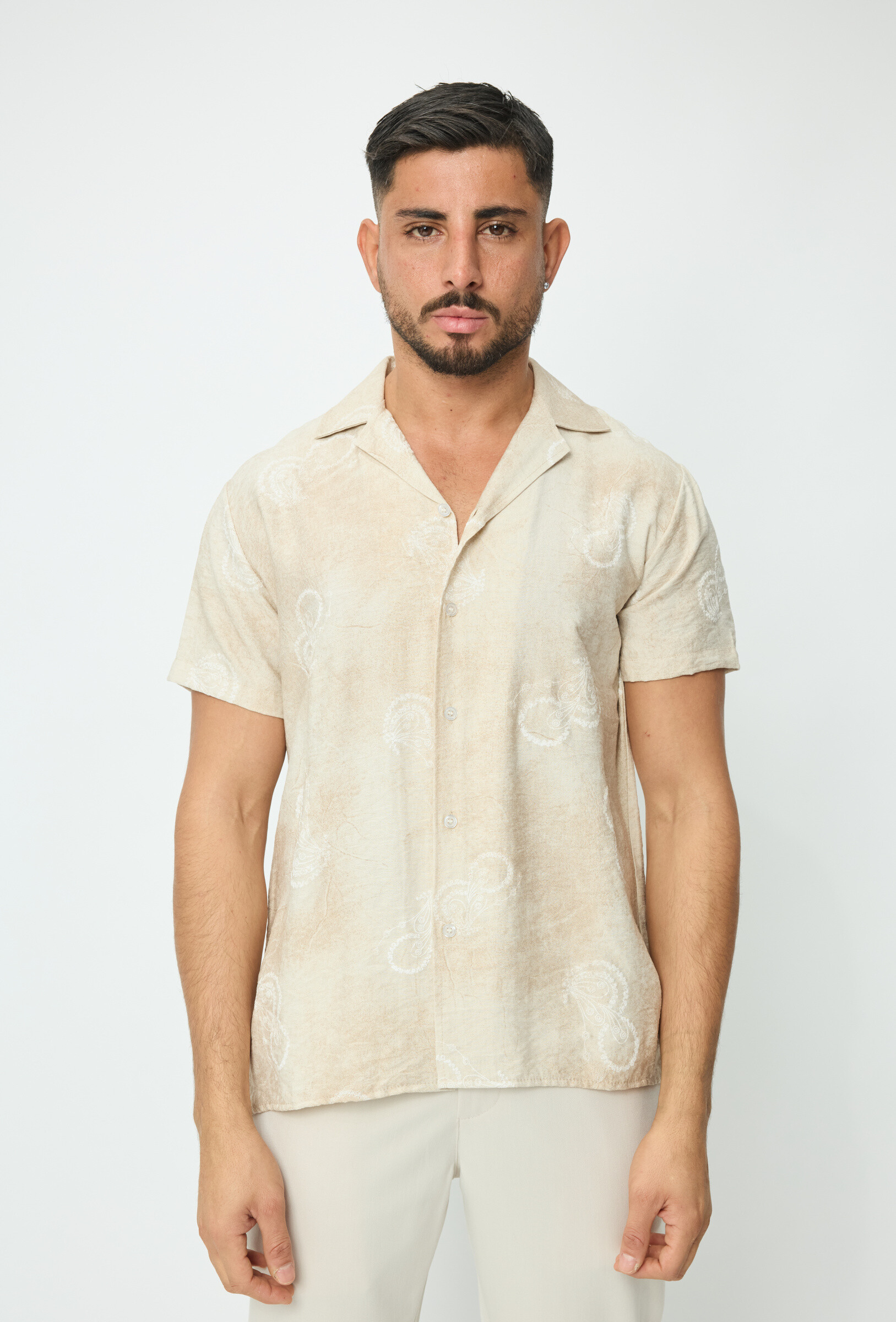 Grossista Frilivin - Camicia corta in effetto tie-dye