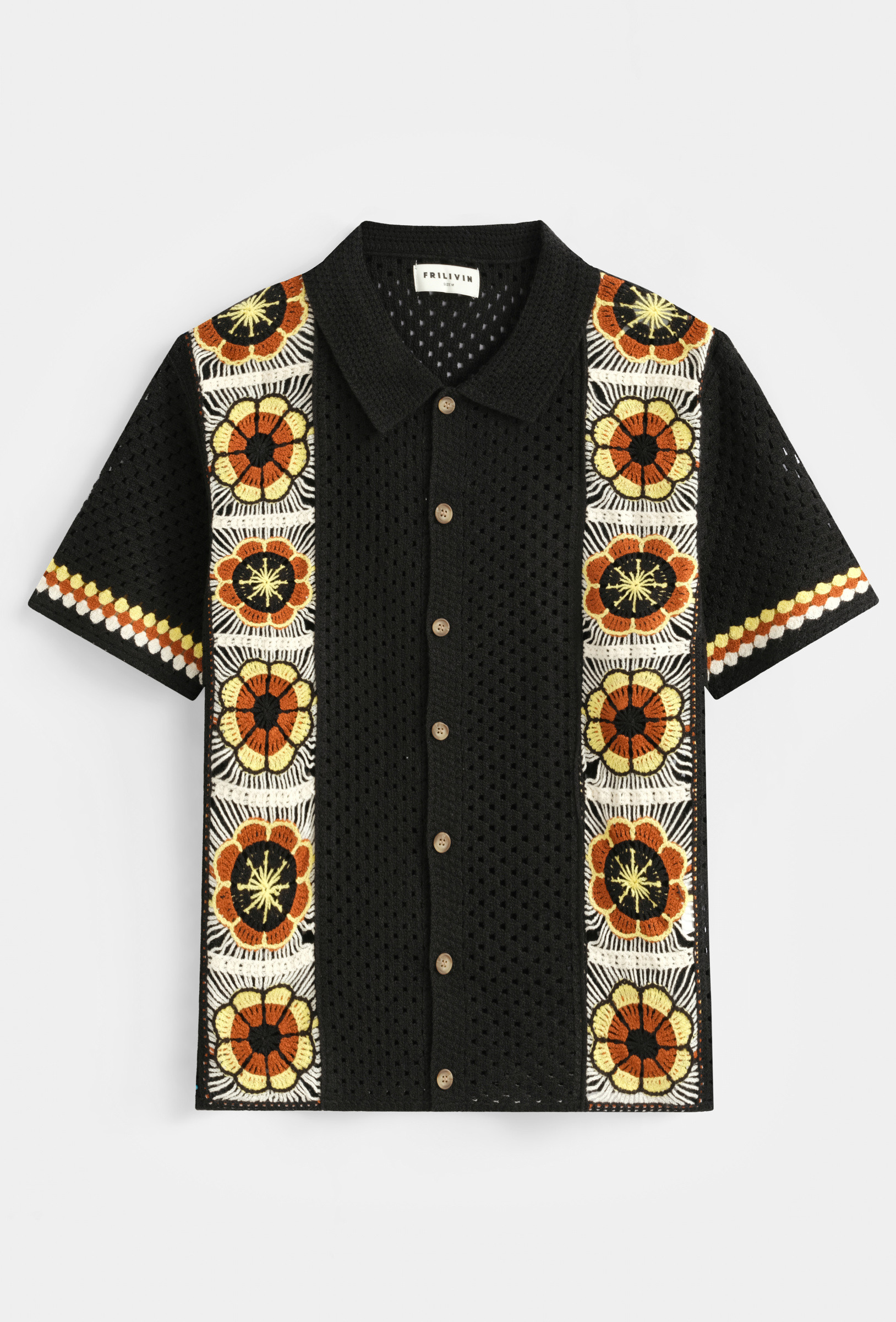 Grossiste Frilivin - Chemise Crochet Fleurie