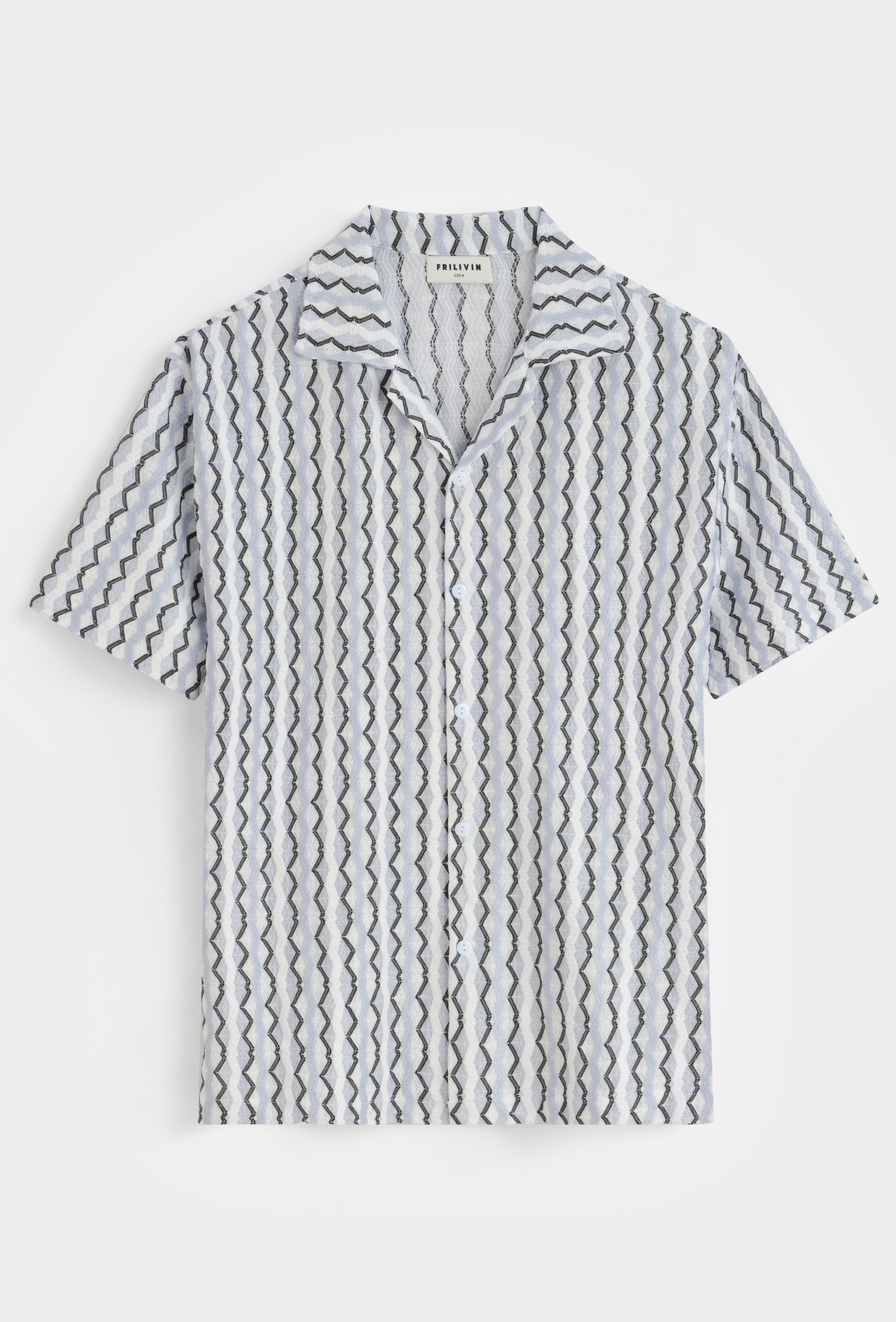 Wholesaler Frilivin - Blouse with bold geometric pattern