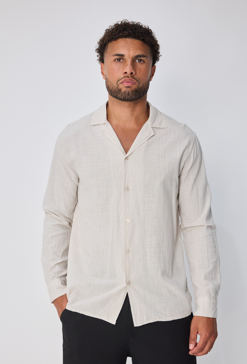Grossiste Frilivin - Chemise uni à manche longue