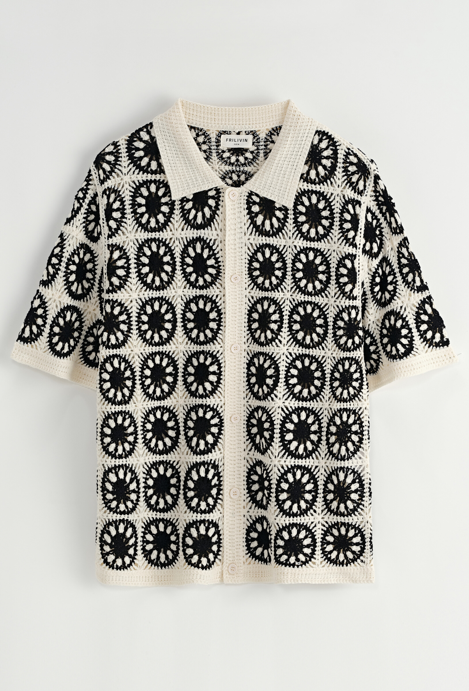 Grossista Frilivin - Camicia a maniche corte con motivi