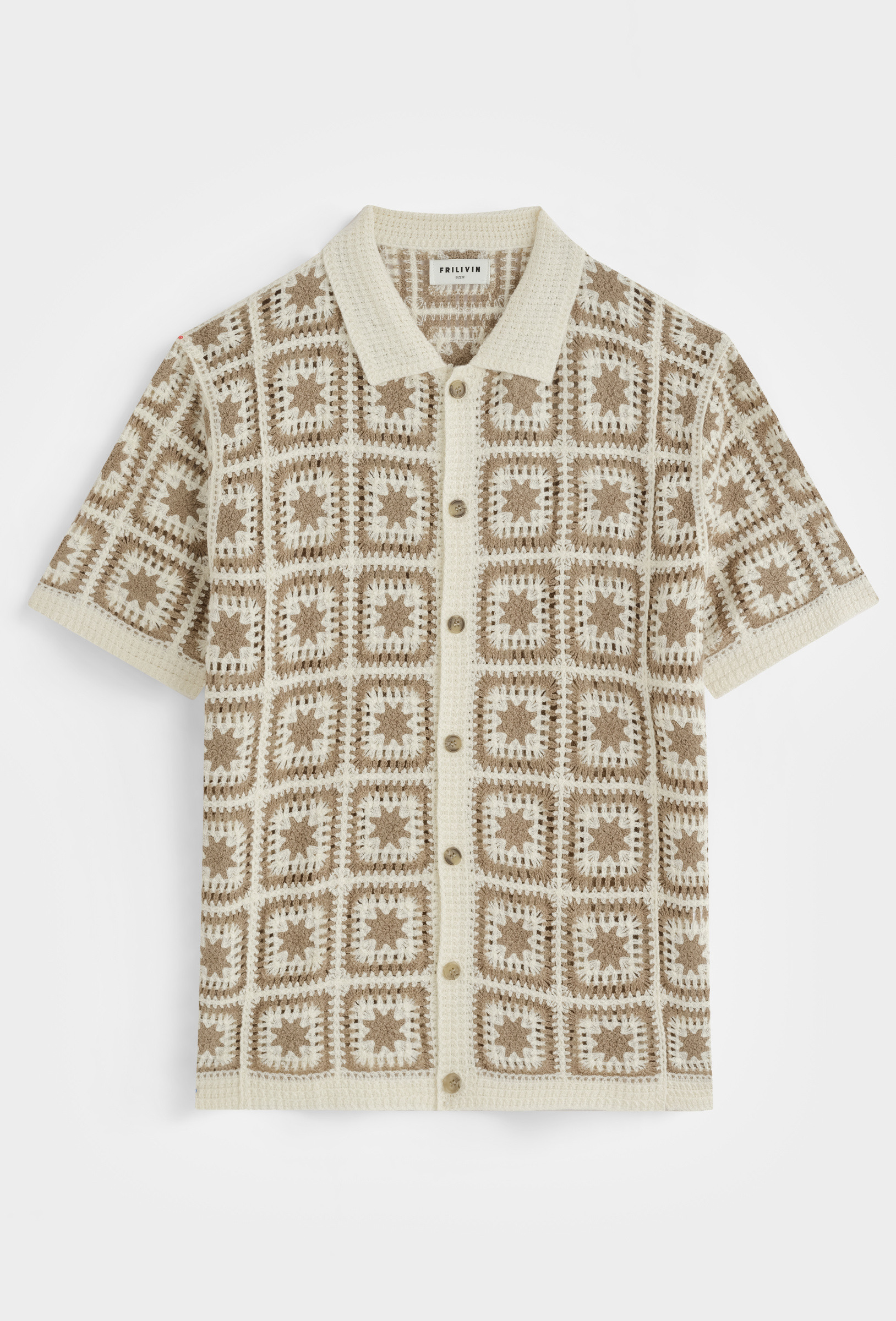 Großhändler Frilivin - Bluse mit sternförmigem Karomuster