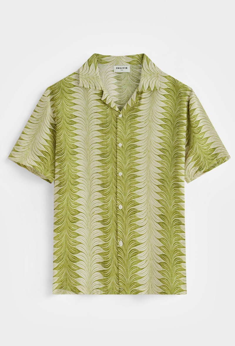 Grossista Frilivin - Camicia a fantasia tropicale
