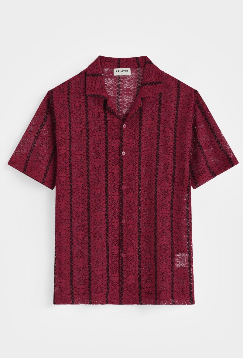 Grossista Frilivin - Camicia a fantasia tropicale