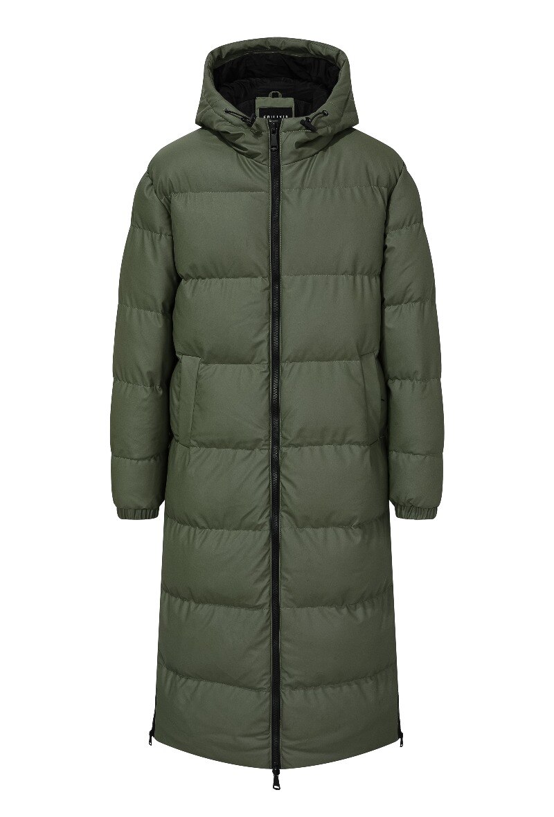 Grossiste Frilivin - Doudoune imperméable ultra longue à capuche