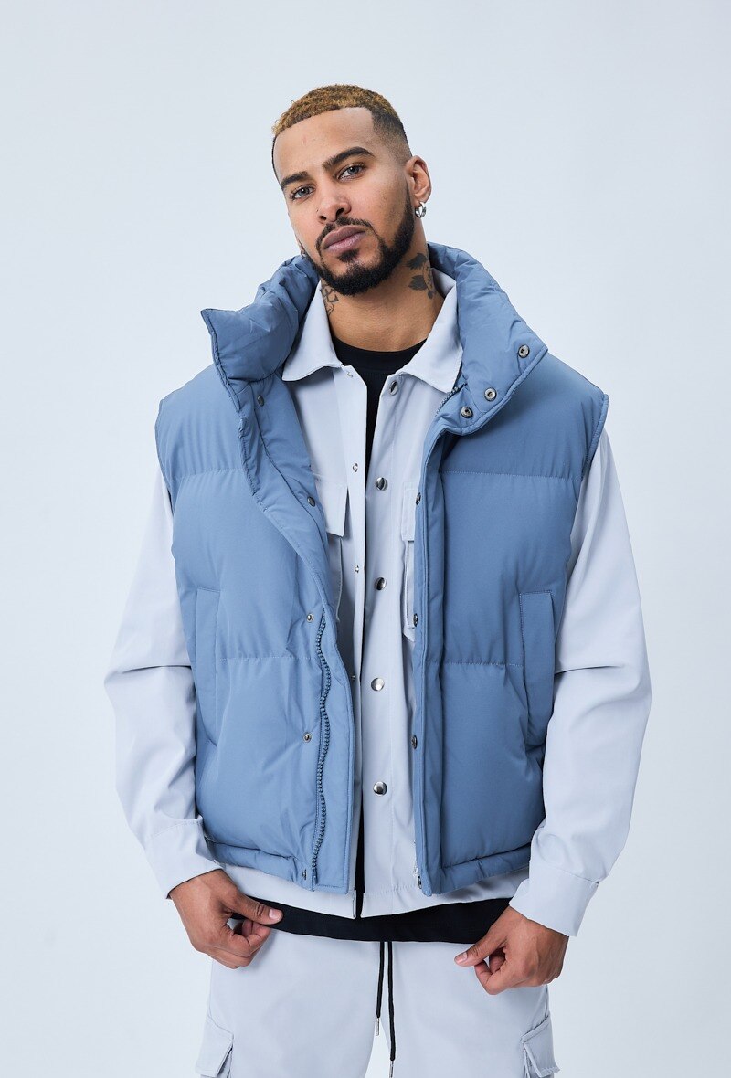 Grossiste Frilivin - Doudoune puffer sans manches oversize