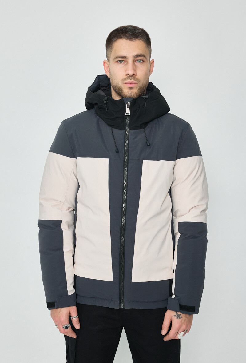 Wholesaler Frilivin - Bi-color hooded down jacket