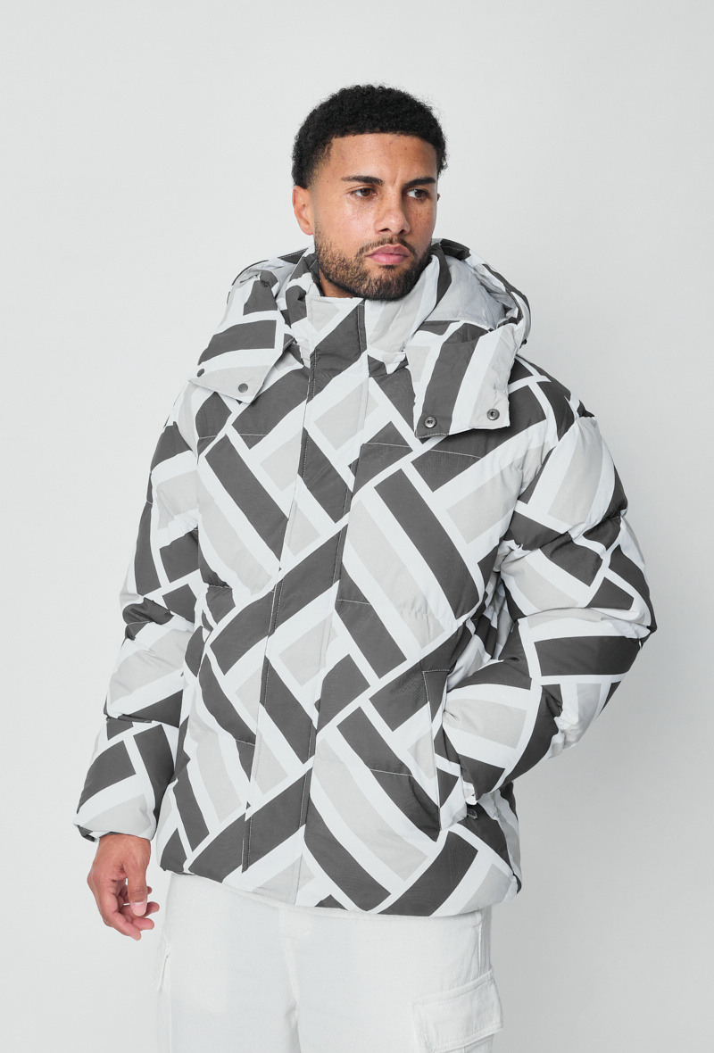 Wholesaler Frilivin - Abstract pattern down jacket