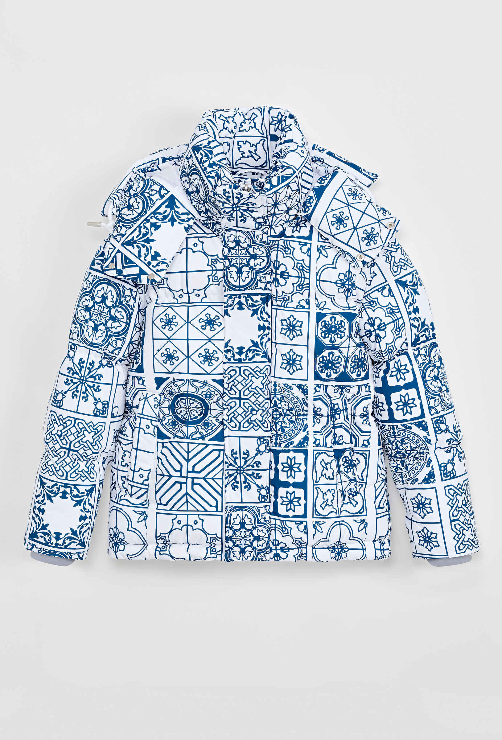 Wholesaler Frilivin - Mosaic pattern down jacket