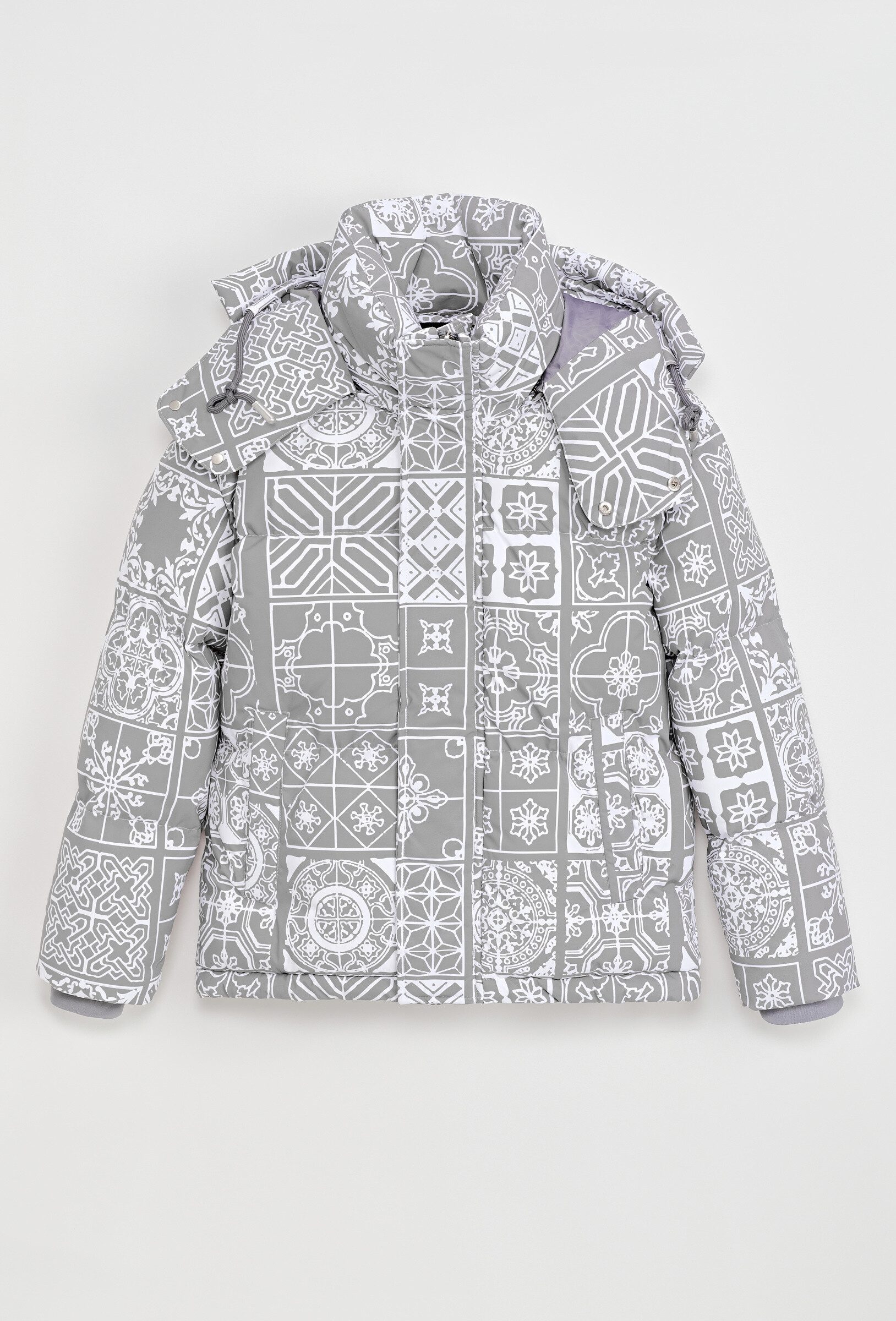 Wholesaler Frilivin - Mosaic pattern down jacket