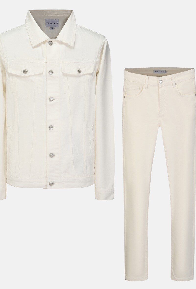 Großhändler Frilivin - Set aus Jeansjacke und Hose