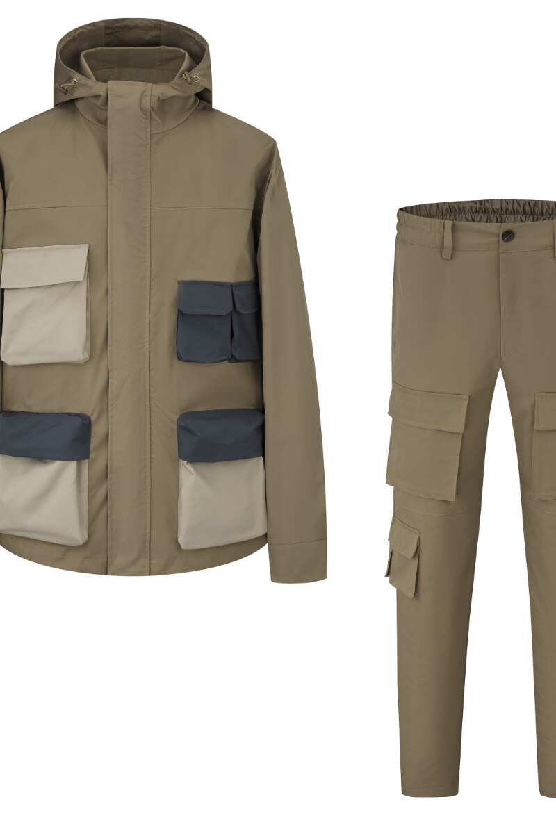 Wholesaler Frilivin - Ensemble Veste Jogging multipoches impermeable