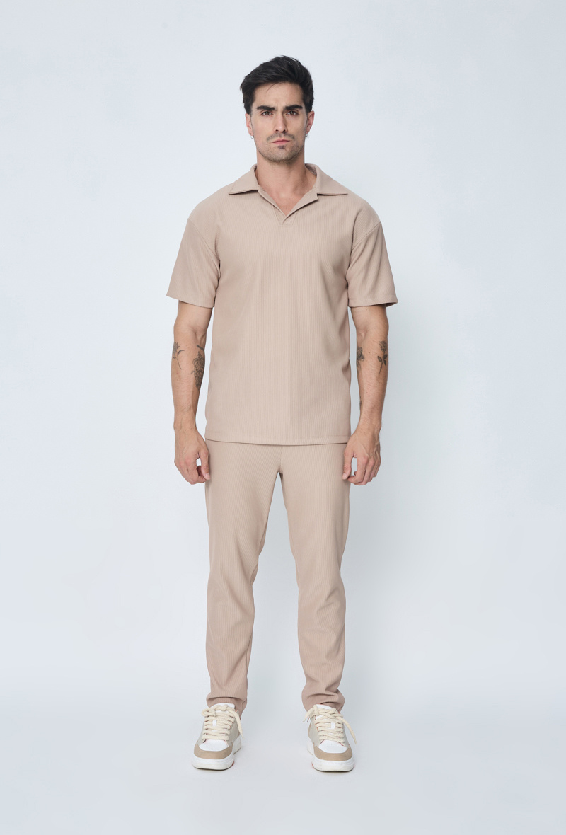 Grossista Frilivin - Set maglietta plissettata e pantaloni