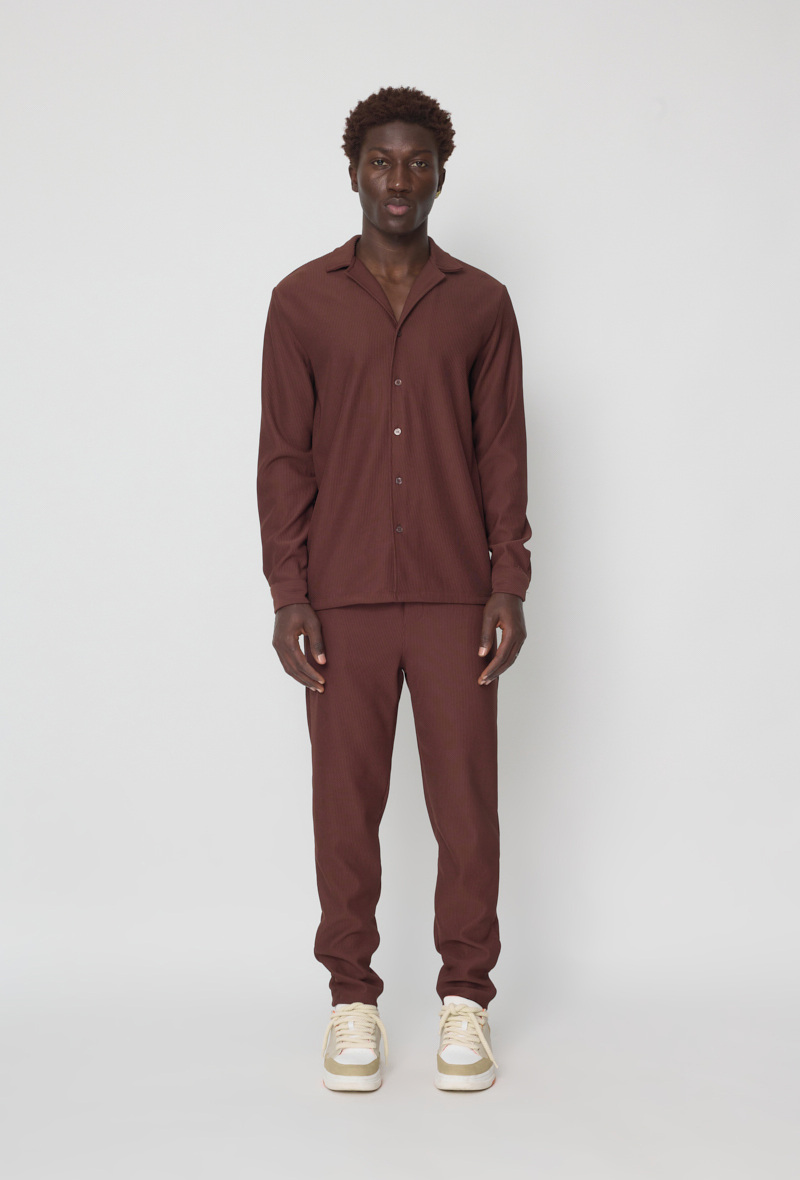 Wholesaler Frilivin - Pleated shirt and pants set