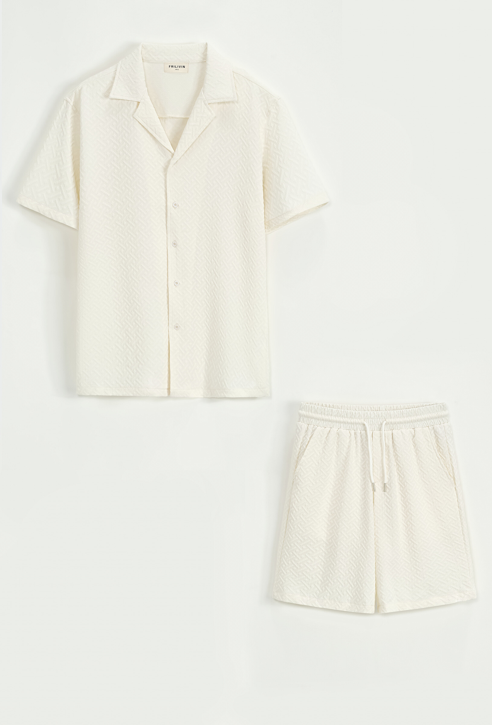 Wholesaler Frilivin - Short sleeve shirt shorts set