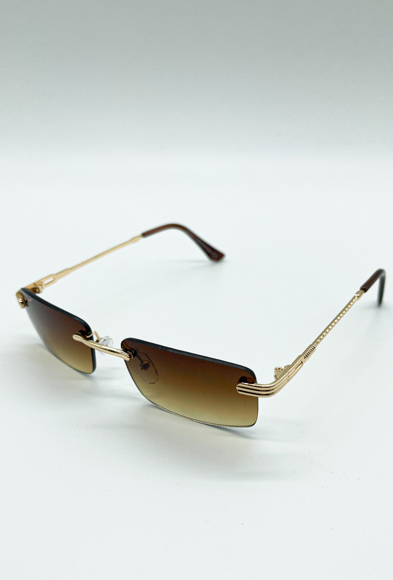Wholesaler Frilivin - Lunettes de soleil rectangulaires sans monture