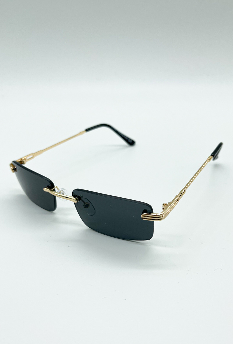 Wholesaler Frilivin - Lunettes de soleil rectangulaires sans monture