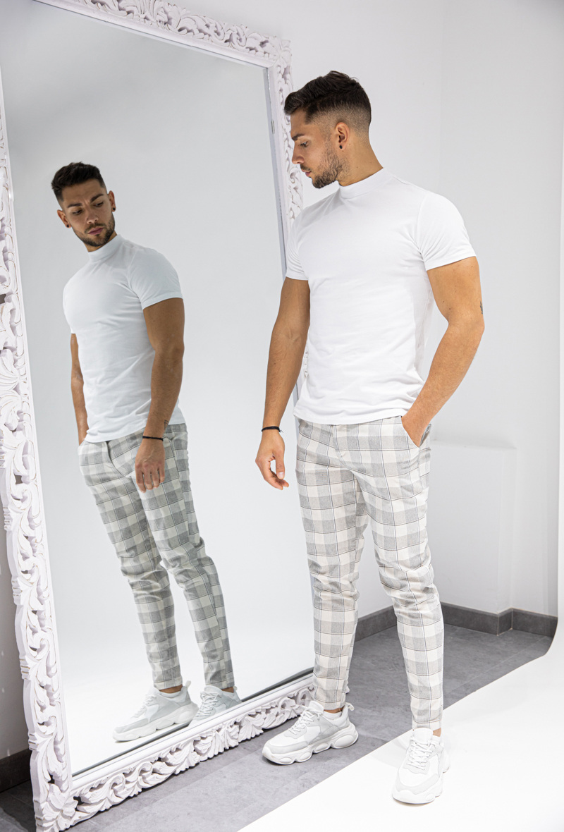 Mayorista Frilivin - Pantalón chino a cuadros