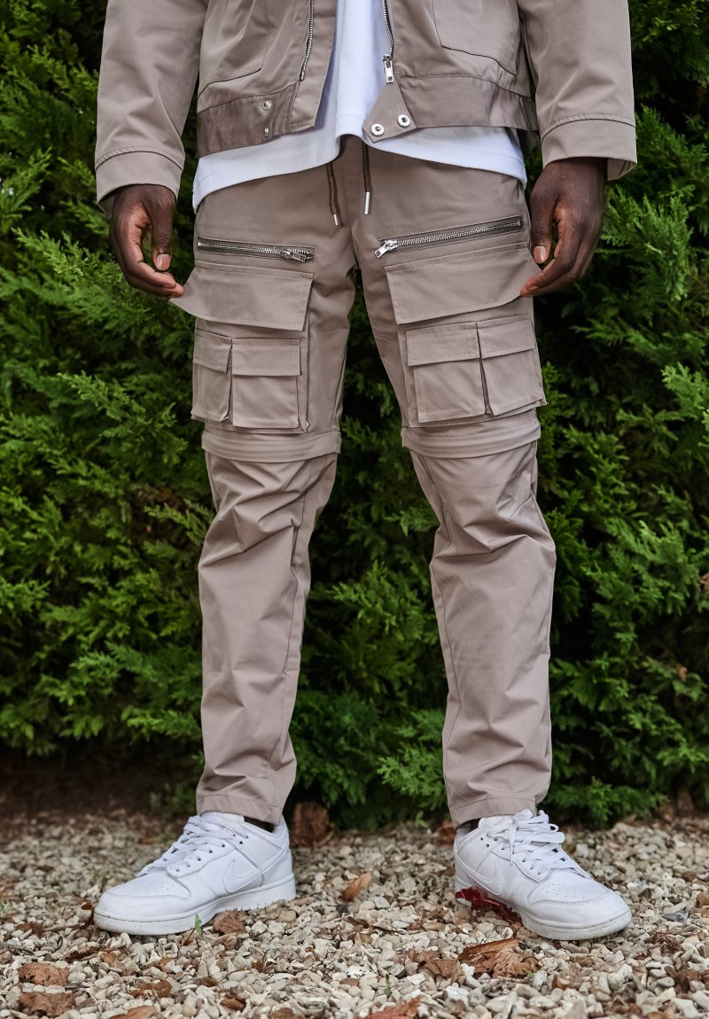 Wholesaler Frilivin - Pantalon cargo jogger multipoche à zip
