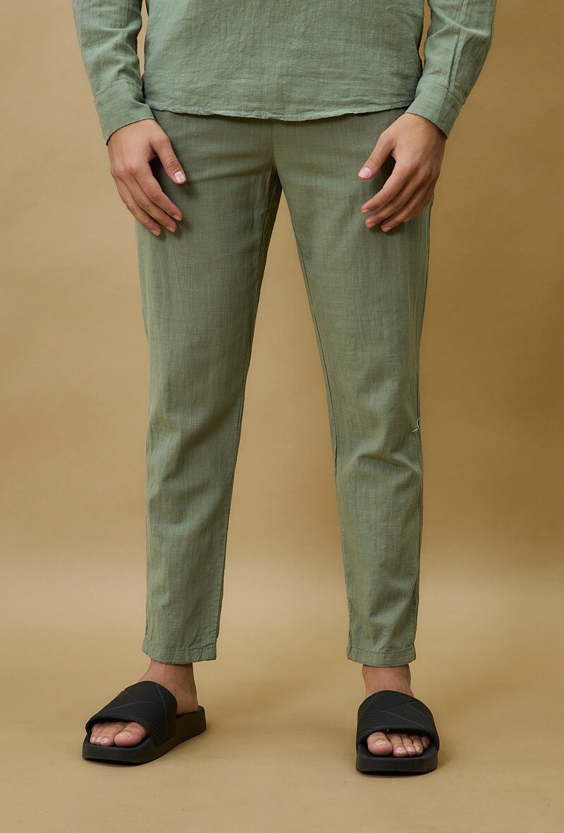 Wholesaler Frilivin - Pantalon décontracté effet lin
