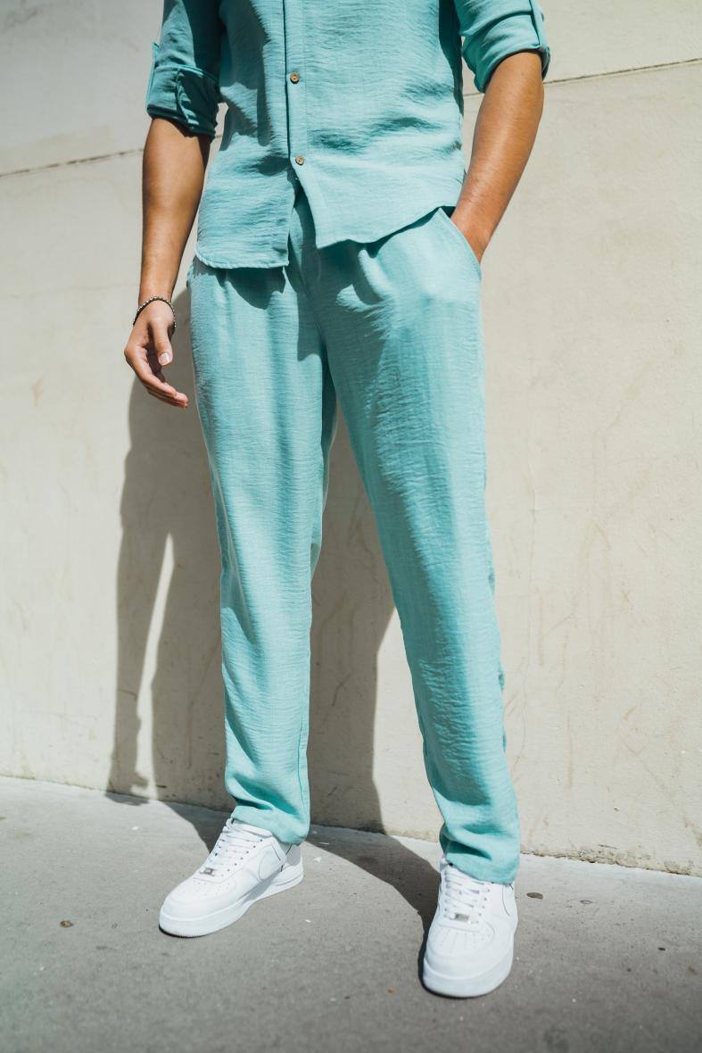 Grossiste Frilivin - Pantalon décontracté effet lin