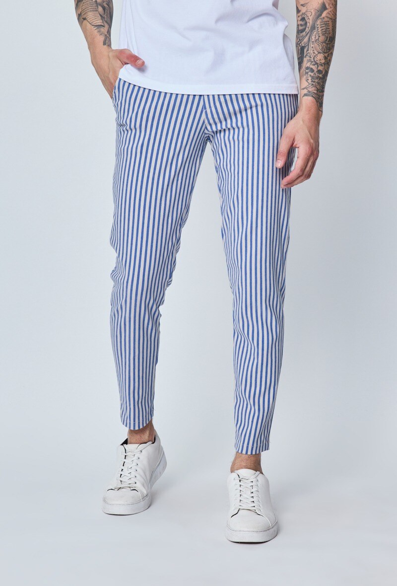 Mayorista Frilivin - Pantalón chino a rayas